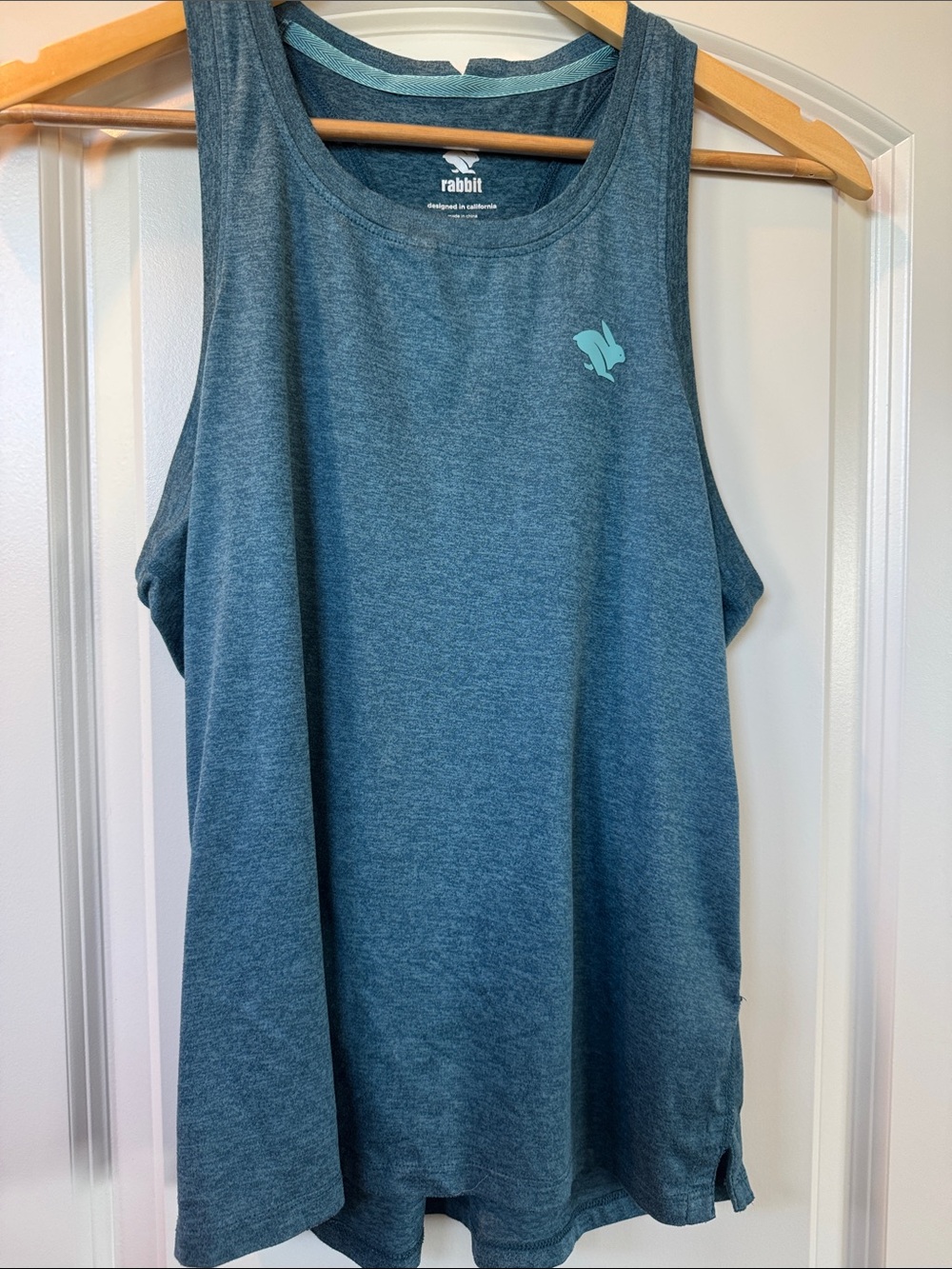 rabbit Heather Teal Women's Tank Top